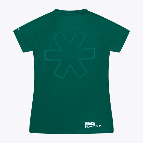 Osaka Women Training Tee red #DarkGreen | Back of shirt