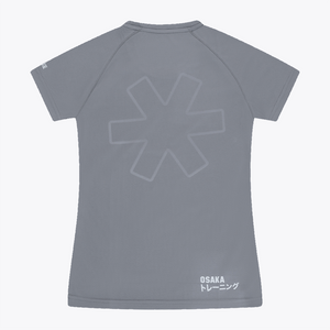Osaka Women Training Tee red #LightGrey | Back of shirt