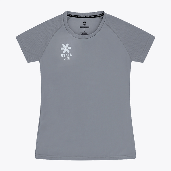 Osaka Women Training Tee red #LightGrey | front of shirt