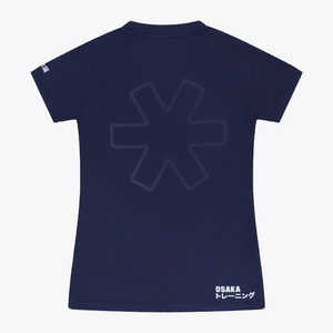 Osaka Women Training Tee red #Navy | Back of shirt