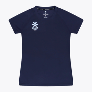 Osaka Women Training Tee red #Navy | Front of shirt