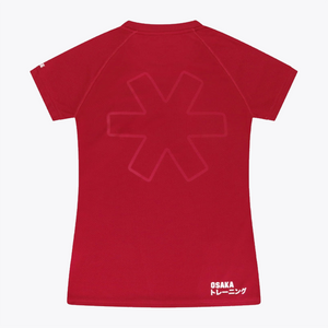 Osaka Women Training Tee red #Red |  back of shirt