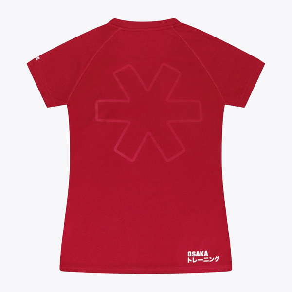 Osaka Women Training Tee red #Red |  back of shirt