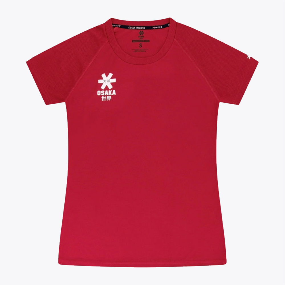 Osaka Women Training Tee red #Red | Full shot of model