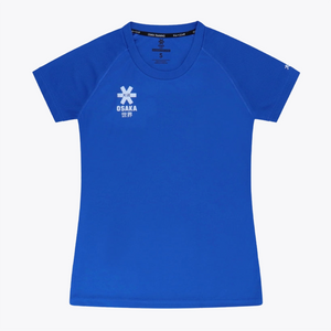Osaka Women Training Tee red #RoyalBlue | Front of shirt