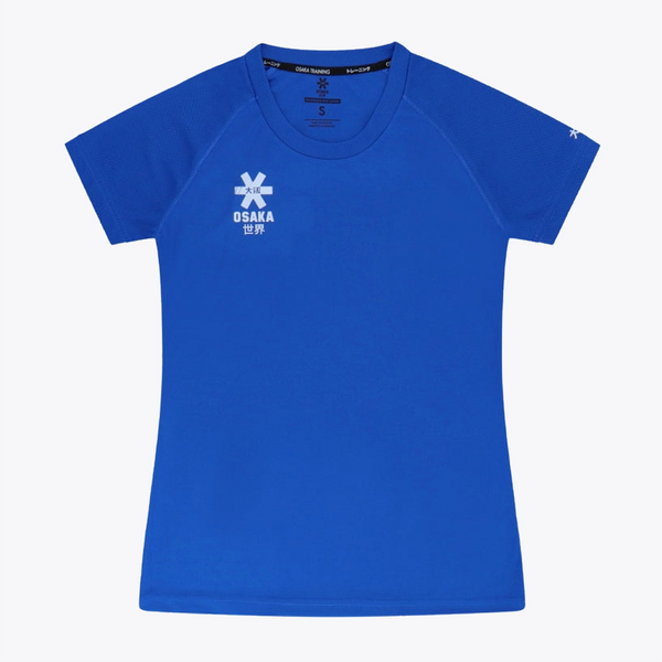 Osaka Women Training Tee red #RoyalBlue | Front of shirt