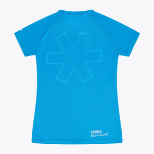 Osaka Women Training Tee red #Turquoise | Back of shirt