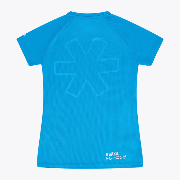 Osaka Women Training Tee red #Turquoise | Back of shirt