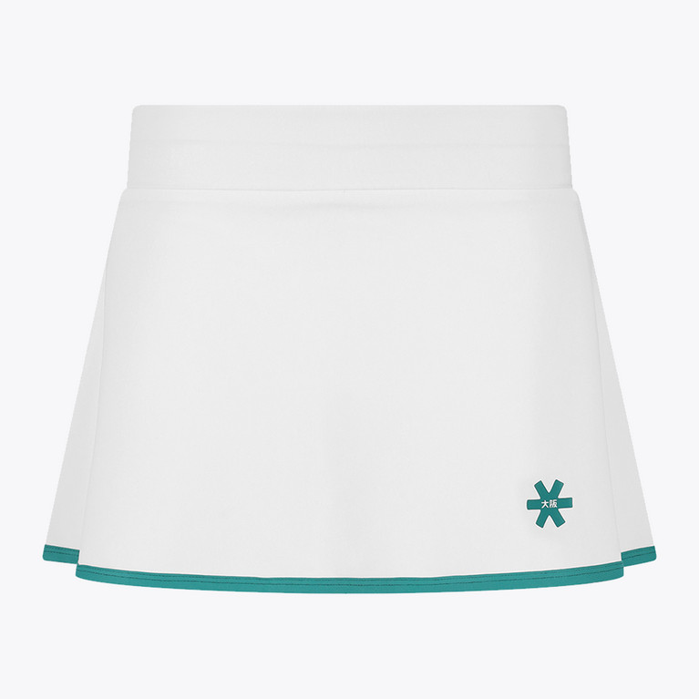 Osaka World Floucy Active Skort London White| #LondonWhite | Front of skort