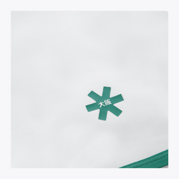 Osaka World Floucy Active Skort London White| #LondonWhite | Front Logo