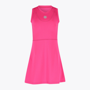 Osaka World Floucy Dress Electric Fuchsia | #ElectricFuchsia | Front of dress
