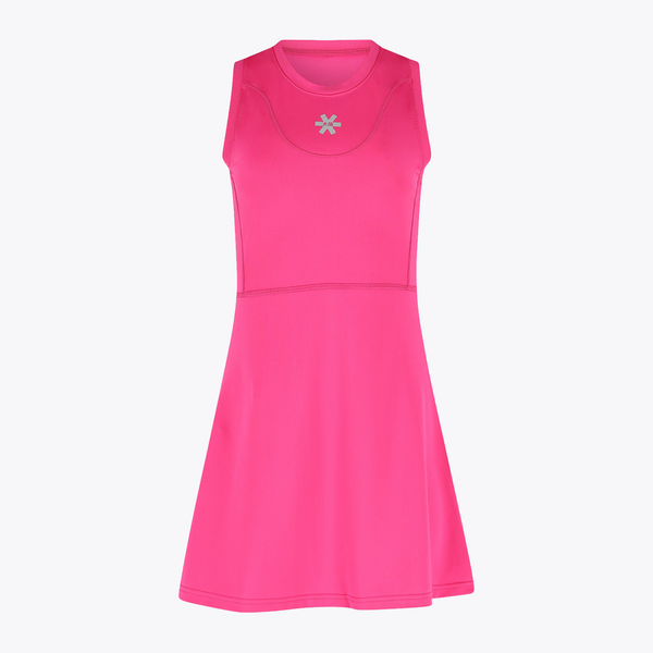 Osaka World Floucy Dress Electric Fuchsia | #ElectricFuchsia | Front of dress