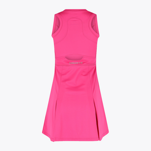 Osaka World Floucy Dress Electric Fuchsia | #ElectricFuchsia | Back of Dress
