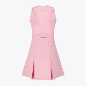 Osaka World Floucy Dress Fondant-Pink | #FondantPink | Back of dress