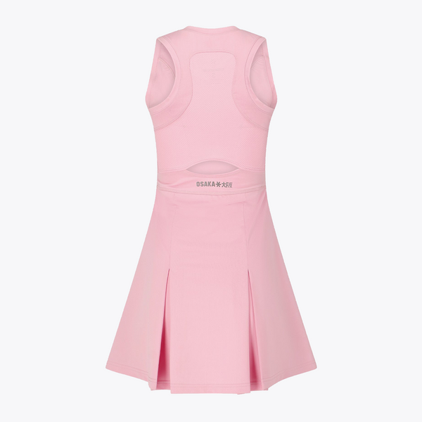 Osaka World Floucy Dress Fondant-Pink | #FondantPink | Back of dress