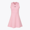 Osaka World Floucy Dress Fondant-Pink | #FondantPink | Front of dress