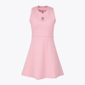 Osaka World Floucy Dress Fondant-Pink | #FondantPink | Front of dress