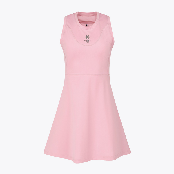 Osaka World Floucy Dress Fondant-Pink | #FondantPink | Front of dress