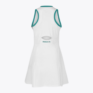 Osaka World Floucy Dress London White | #LondonWhite | Back of dress