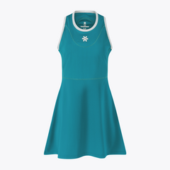 Osaka World Floucy Dress Transformative Teal | #TransformativeTeal | Front of dress