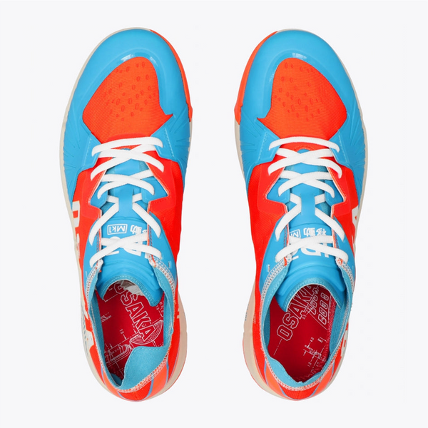 Osaka World Footwear Ido MK1 #OrangeBlue | Top of shoe image