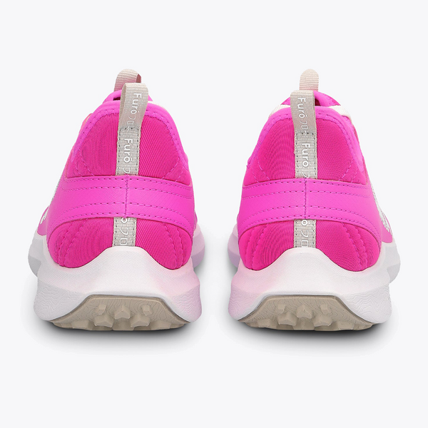 Osaka World Kids Footwear furo play estate blue #ElectricFuchsia | Heel of shoe