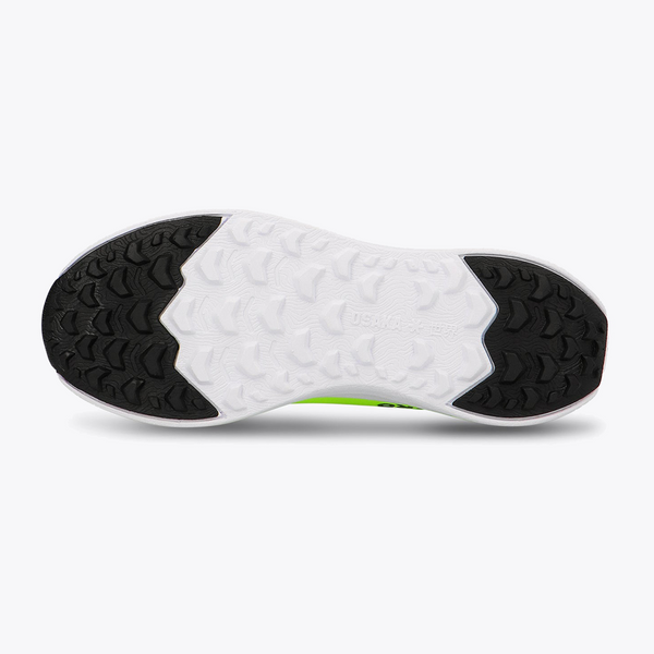 Osaka World Kids Footwear furo play estate blue #FluorescentLime | Bottom of shoe