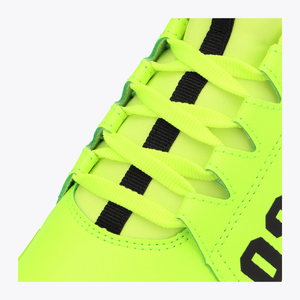 Osaka World Kids Footwear furo play estate blue #FluorescentLime | Laces of shoe