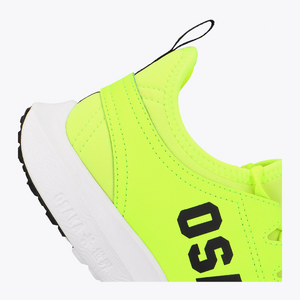 Osaka World Kids Footwear furo play estate blue #FluorescentLime | Sole of shoe