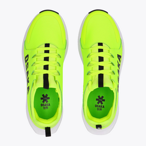 Osaka World Kids Footwear furo play estate blue #FluorescentLime | Top of shoe