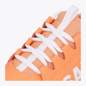 Osaka World Kids Footwear furo play estate blue #Orange | Laces of shoe
