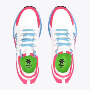 Osaka World Kids Footwear furo play estate blue #Raspberry | Top of shoe