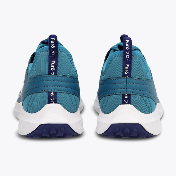 Osaka World Kids Footwear furo play estate blue #TransformativeTeal | Heel of both shoes