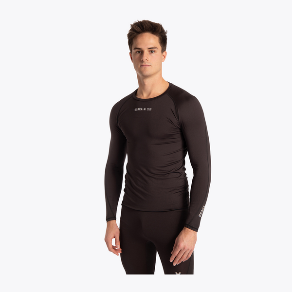  Osaka Men Baselayer Top #Black