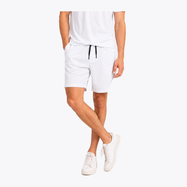 Osaka World Men Court Short 7" London White | #LondonWhite | Front of model