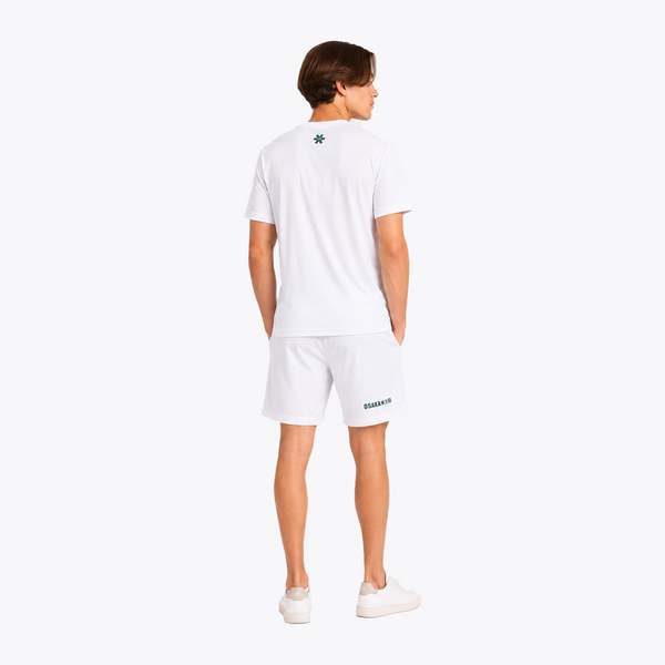Osaka World Men Active Tee White | #White | Back of male model