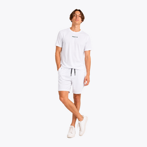 Osaka World Men Active Tee White | #White | Front of male model