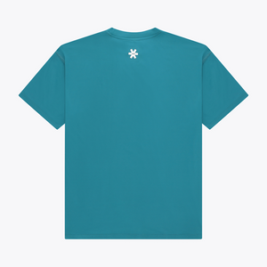 Osaka World Men Active Tee Transformative Teal | #Transformative-Teal | Back of shirt