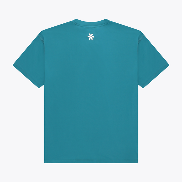 Osaka World Men Active Tee Transformative Teal | #Transformative-Teal | Back of shirt