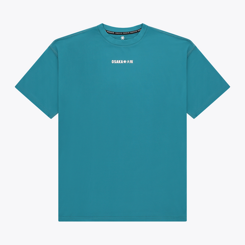 Osaka World Men Active Tee Transformative Teal | #Transformative-Teal | Front of shirt