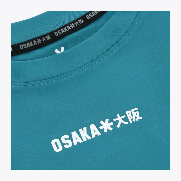 Osaka World Men Active Tee Transformative Teal | #Transformative-Teal | Logo