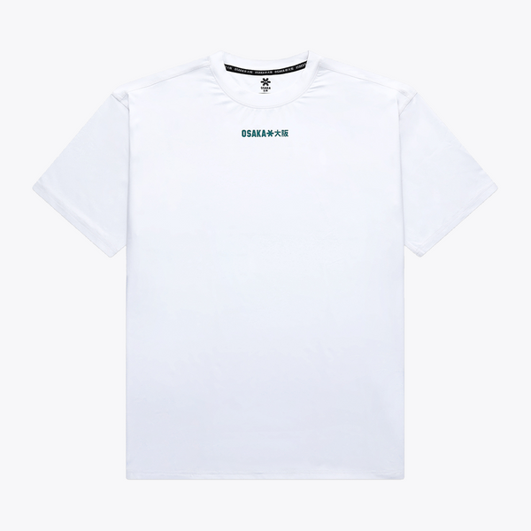 Osaka World Men Active Tee White | #White | Front of shirt