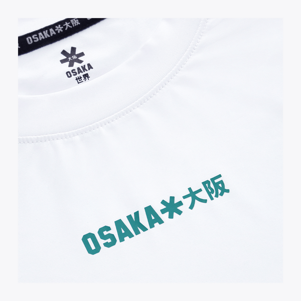 Osaka World Men Active Tee White | #White | Logo