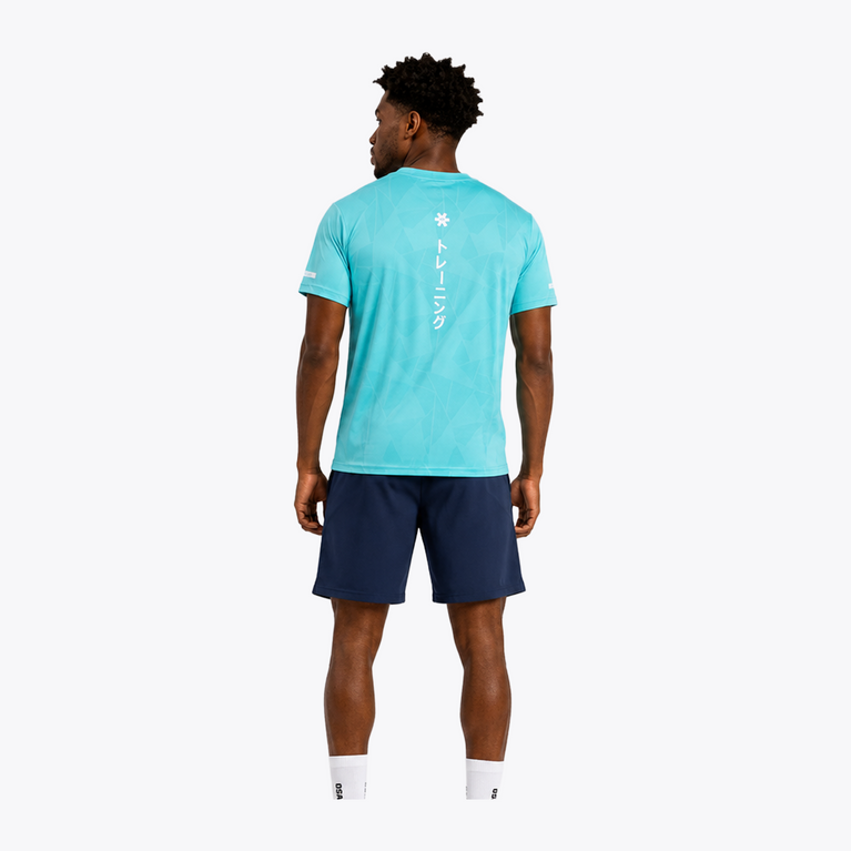 Osaka Men Training Tee Mesh | Aquatic Blue