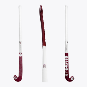 Osaka World Osaka Field Hockey Stick Mid Bow Cherry Lacquer 70  | #CherryLacquer | Bow and side profile image