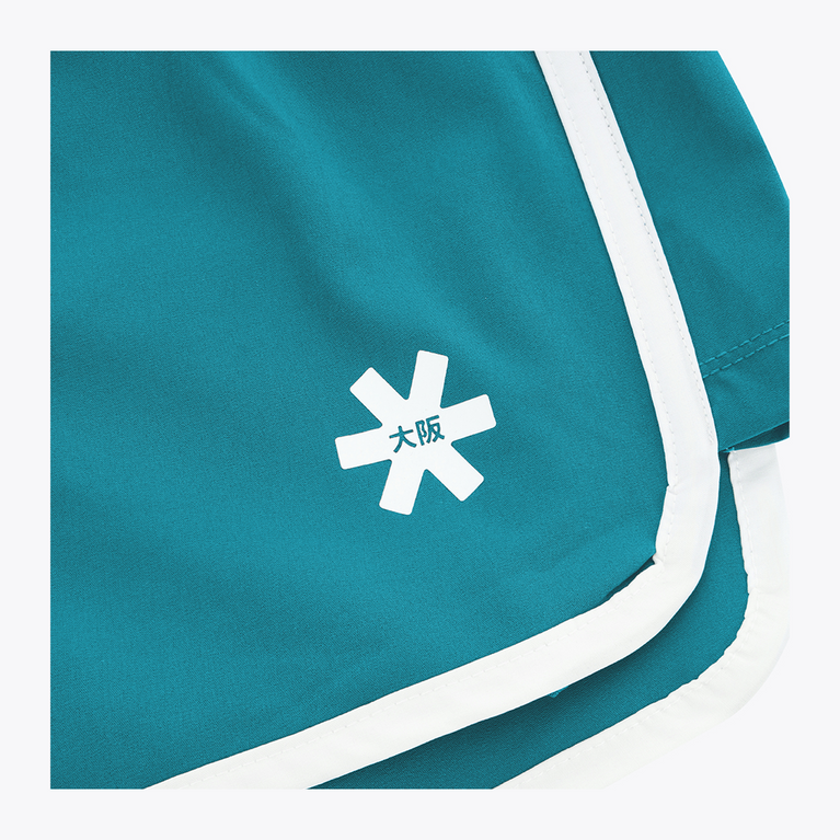 Osaka World Women Court Short Transformative Teal | #Transformative Teal | Front logo 