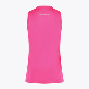 Osaka Women Court Talk Top Electric Fuchsia | #ElectricFuchsia | Back of Tank Top
