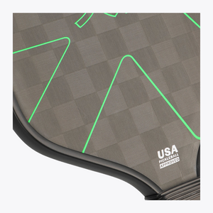 Osaka Pro Tour LTD Pickleball Paddle Iconic Black – Back View | Thermoformed Construction