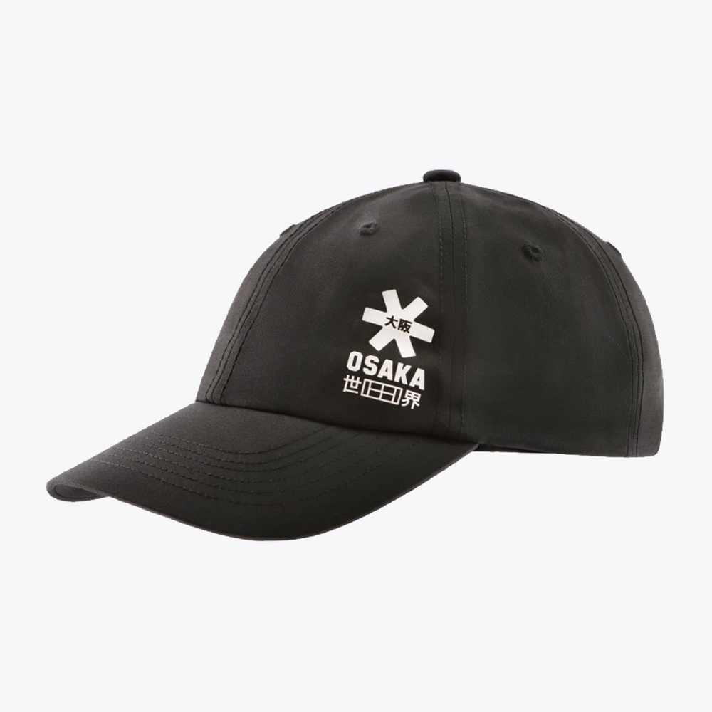 Osaka Sports Baseball Cap Soft Black Angled