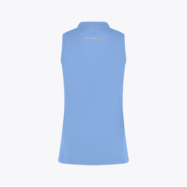 Osaka Women Court Talk Top Silver Lake Blue | #SilverLakeBlue | Back of tank top